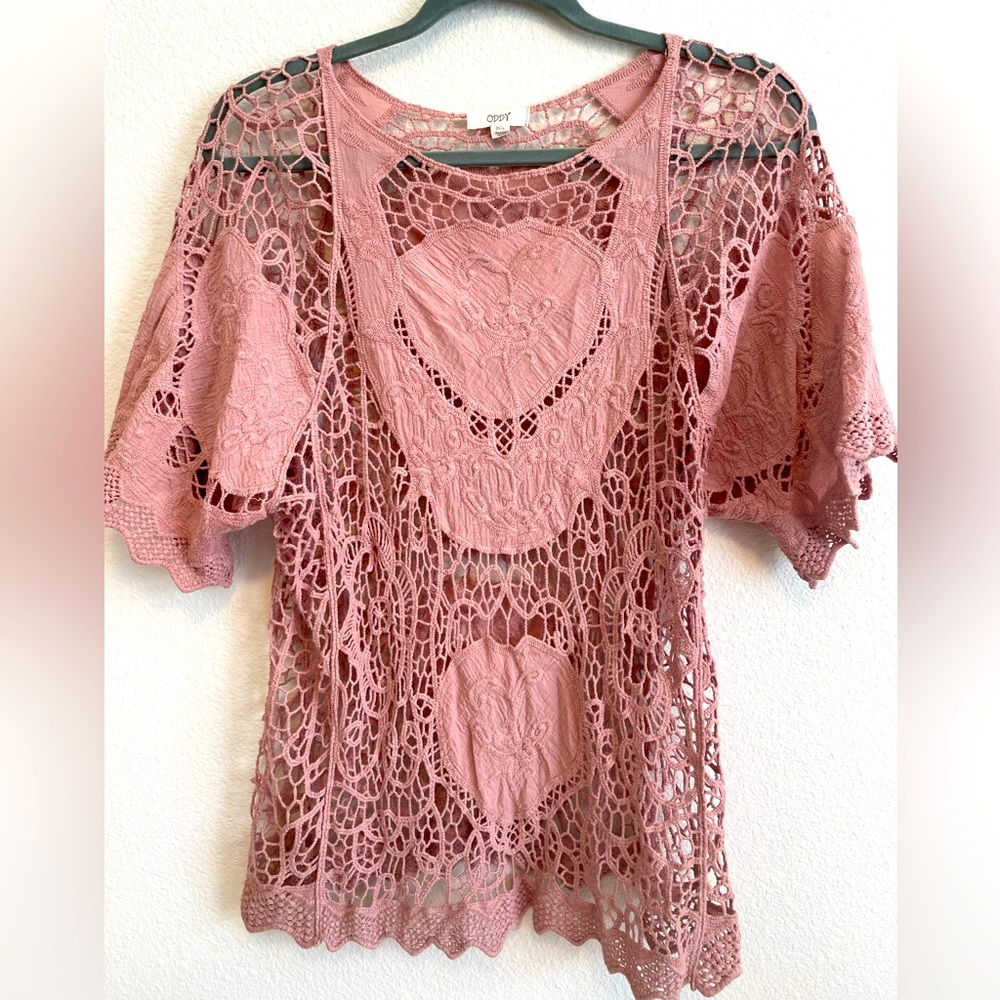 Crocheted Cover Shirt